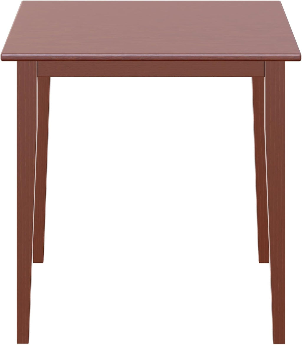 Winsome Groveland Wooden Square Dining Table, 29' in Walnut, Practical & Elegant Table for Eating, Study, Work, Sturdy Furniture for Kitchen, Dining Room, Office, Entryway