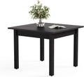 LITTLE TREE 39 Inches Square Dining Table for 4 People, Black Wooden Kitchen Table Small Dinner Table, Modern Dining Room Tables for Living Room, Kitchen
