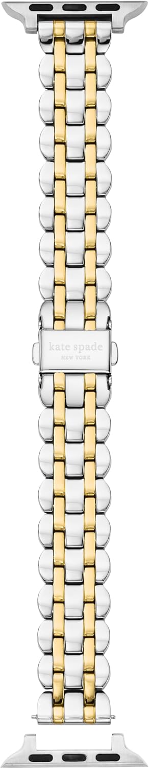 kate spade new york Designer Interchangeable Stainless Steel Band Compatible with Your 38/40/41mm Apple Watch Series 9/8/7/6/5/4/3/2/1/SE