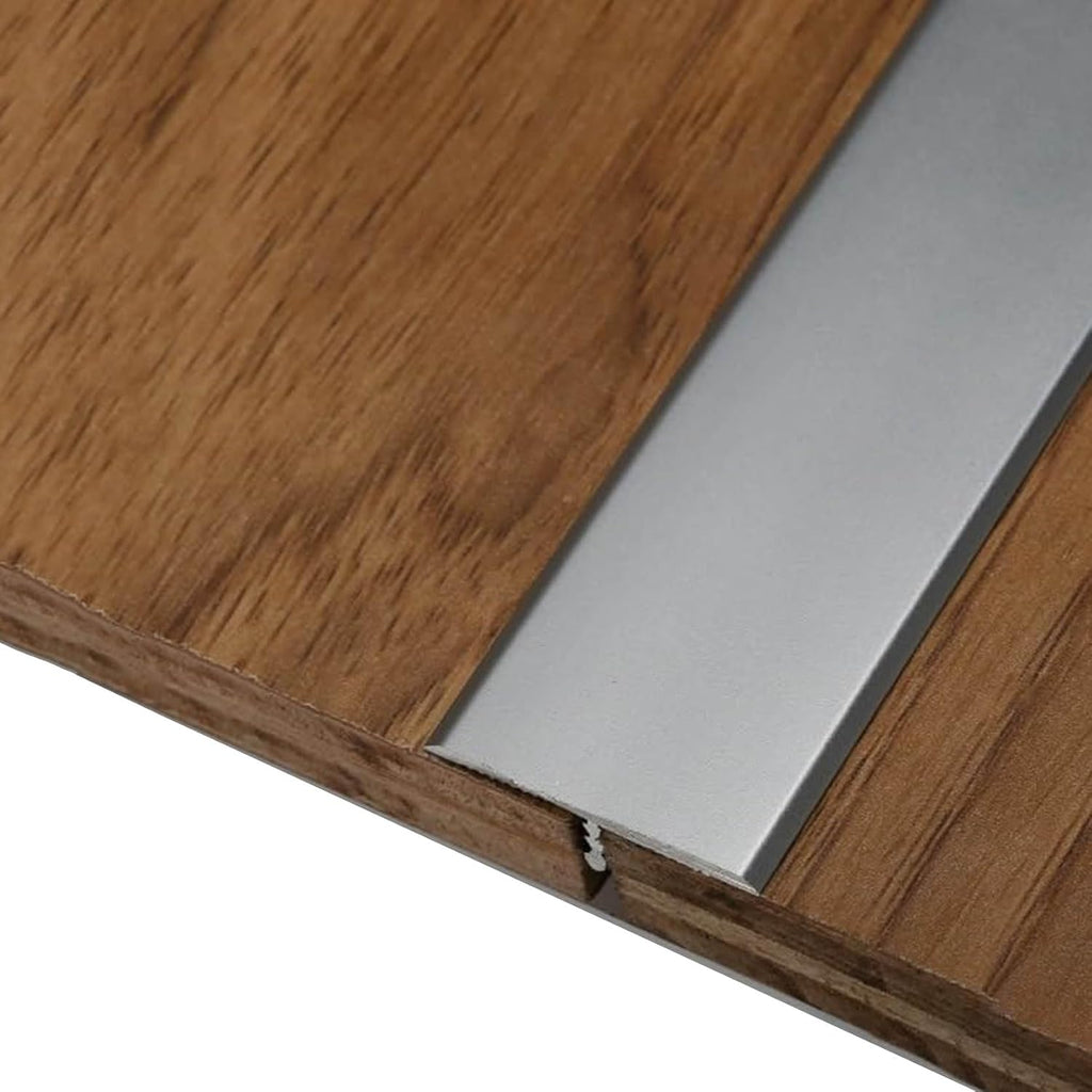 T Molding Floor Divider Strip, Aluminum Floor Transition Strips, 2in Wide Transition Cover Strip Carpet to Tile, Doorway Threshold for Joining Floor Gaps(Color:Gray)