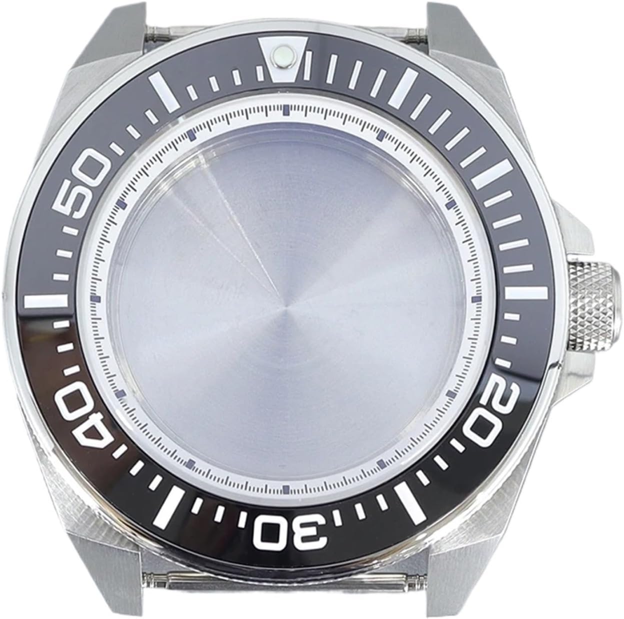 43.8mm Waterproof Watch Case 28.5mm Dial Ceramic Bezel Sapphire Crystal Compatible For NH35 NH36 NH38 4R36 Movement