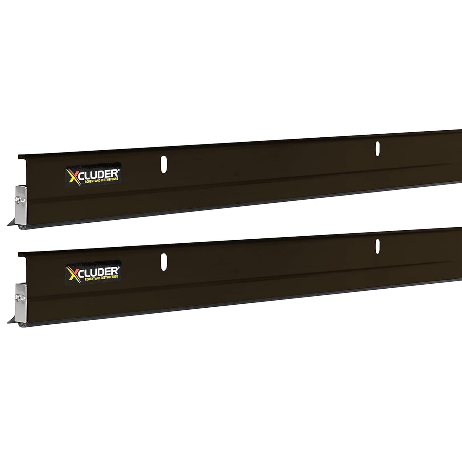 Xcluder 48 in. Standard Door Sweep, Dark Bronze 2-Pack, Seals Out Rodents & Pests, Enhanced Weather Sealing, Easy to Install; Rodent Protection; Rodent Proof Door Sweep