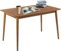 47' Dining Table Kitchen Table Dining Room Table Small Kitchen Table for Small Spaces Table Modern Home Furniture Dinner Table Rectangular (Natural)