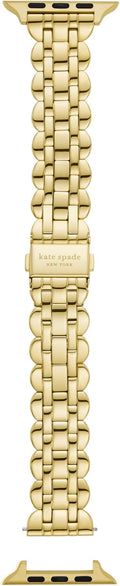 kate spade new york Designer Interchangeable Stainless Steel Band Compatible with Your 38/40/41mm Apple Watch Series 9/8/7/6/5/4/3/2/1/SE