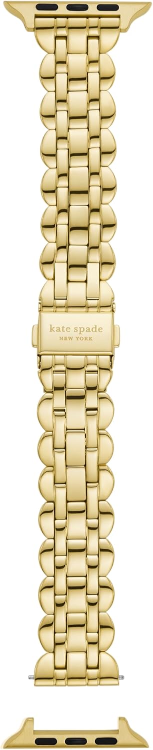 kate spade new york Designer Interchangeable Stainless Steel Band Compatible with Your 38/40/41mm Apple Watch Series 9/8/7/6/5/4/3/2/1/SE