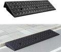 Portable Wheelchair Ramp Rubber Driveway Ramps Car Slope Ramp 1.5' 2' 2.4' 2.7' 3' 3.5' 4' Rise Threshold Ramp Loading Curb Ramp(7cm/2.7' Rise)