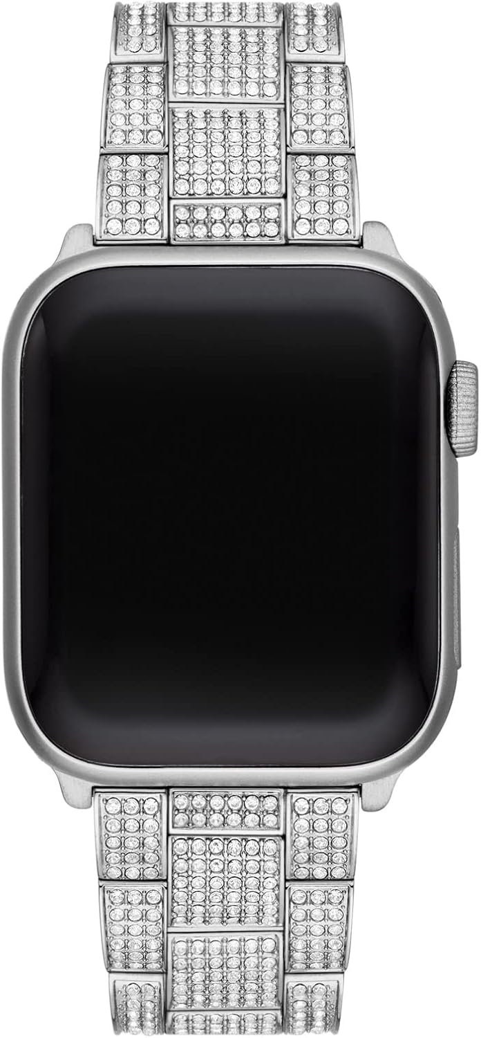 Michael Kors Band for Apple Watch; Stainless Steel Smart Watch Bands for Women; Compatible with Apple Watch 38mm, 40mm, 41mm