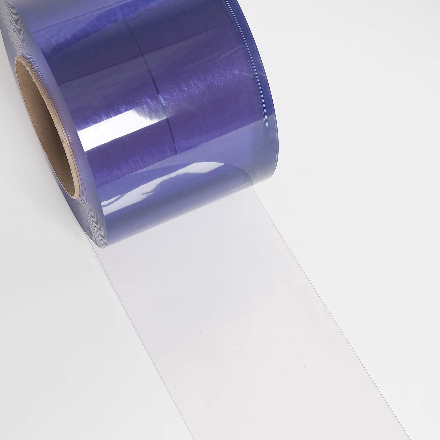 PVC Vinyl Strip Curtain Door Bulk Roll - 6' x .06 Clear Smooth PVC Material - 150' Roll