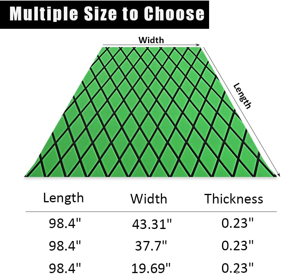 98.4'×45.2'/ 37.8' Self-Adhesive Boat Flooring EVA Foam Boat Decking Sheet Non-Slip for Yachts,Gardens,Kart,etc