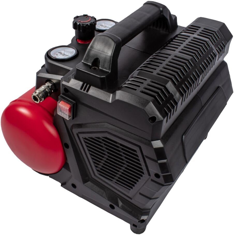Grip-Rite GR200QW ULTRA QUIET PORTABLE COMPRESSOR, 1.5 GALLON, 1 HP, 125 MAX PSI, Oil-Free, Electric