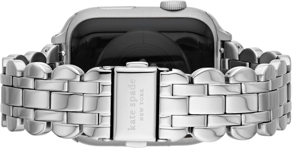 kate spade new york Designer Interchangeable Stainless Steel Band Compatible with Your 38/40/41mm Apple Watch Series 9/8/7/6/5/4/3/2/1/SE