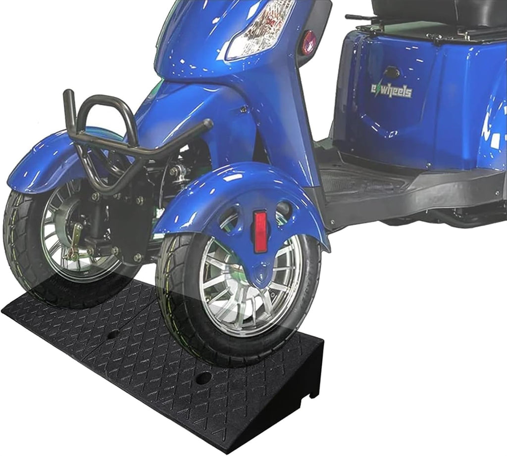 Ramps Threshold Ramp, Doorways Curb Threshold Ramp for Scooter/Skateboard/Motorcycle/Bicycle, 1.5inch / 2inch / 3inch / 3.5inch / 4inch Rise, Rubber Non-Slip Moving Ramps(5cm/2in) (9cm/3.5in)