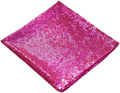 50 pcs 20-Inch Fuchsia Sequins Napkins - for Wedding Party Restaurant Holiday Dinner