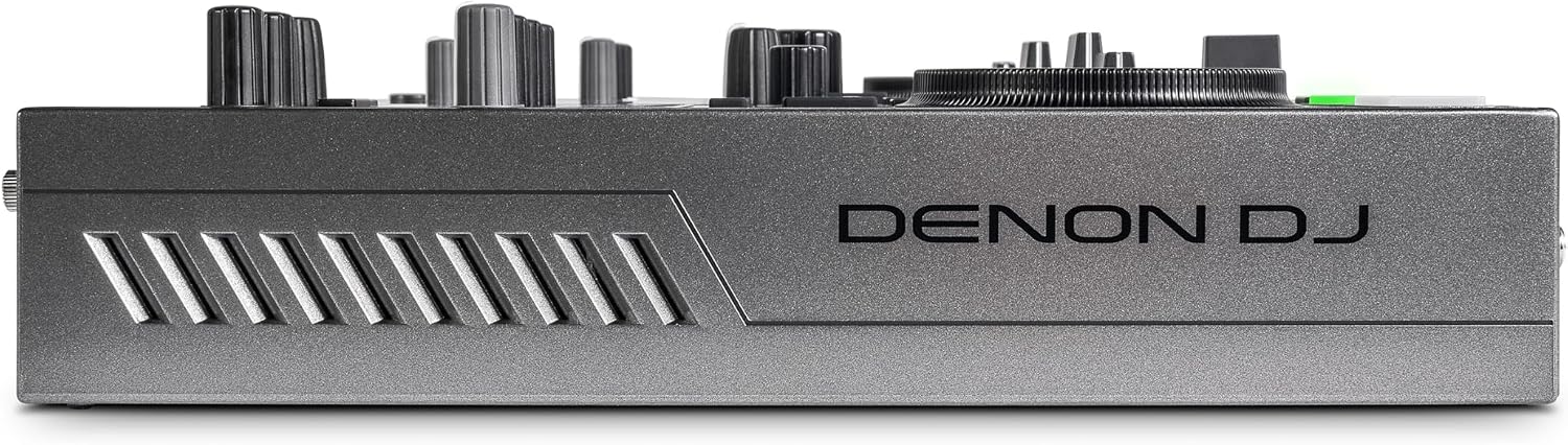 Denon DJ PRIME GO+ Portable DJ Controller and Mixer with Stem Separation, 2 Decks, Wi-Fi Streaming, Bluetooth, Lights Control, 7' Screen and Battery