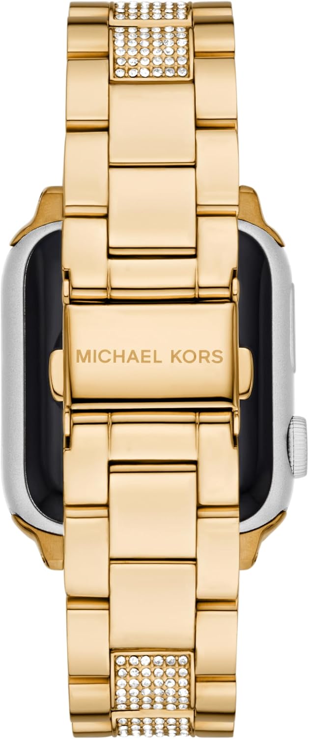 Michael Kors Band for Apple Watch; Stainless Steel Smart Watch Bands for Women; Compatible with Apple Watch 38mm, 40mm, 41mm