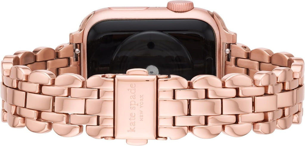 kate spade new york Designer Interchangeable Stainless Steel Band Compatible with Your 38/40/41mm Apple Watch Series 9/8/7/6/5/4/3/2/1/SE