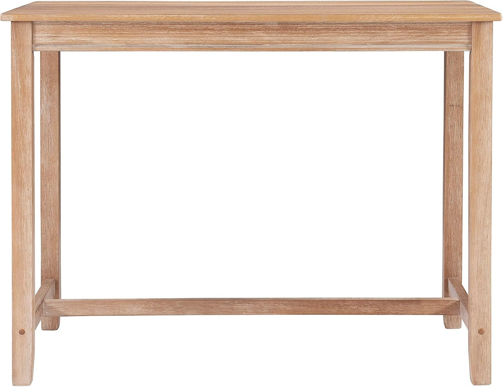 Linon Claridge Distresed 36 inch Tall Distressed Brown Wood Counter Height Pub