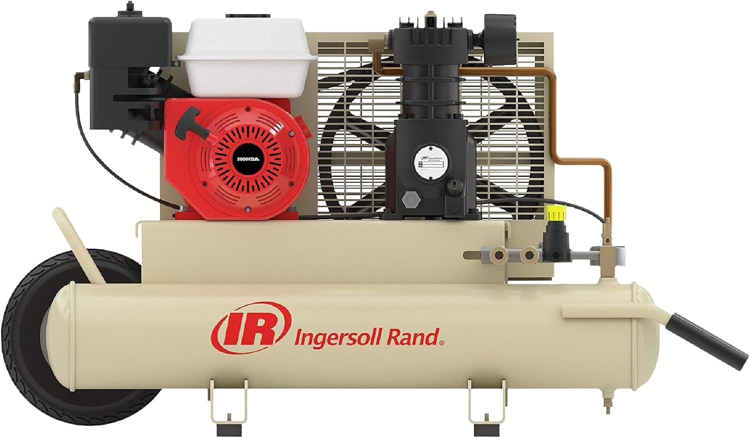 Ingersoll-Rand SS3J5.5GH-WB 5.5 Horsepower 8 Gallon Oiled Gas Twin Pontoon Compressor