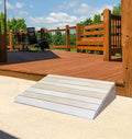 Handicap Ramps Wheelchair Ramp Wooden Threshold Ramp Non-Slip Extra Wide Doorway Handicap Ramps for Home Garden Stairs Scooter Ramp Sturdy
