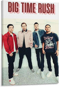 ZANLIART Big Time Rush Album Cover Canvas Print Music Poster for Room Aesthetic Frame:16x24inch(40x60cm)