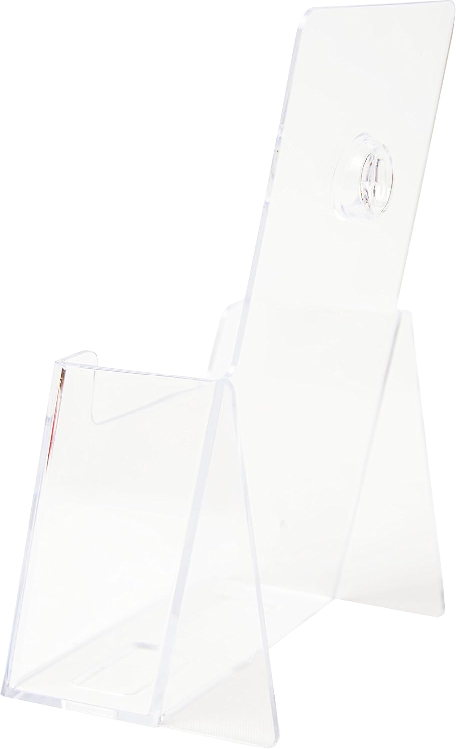 Clear-Ad - LHF-K200 - Acrylic Brochure Holder - Transparent Plastic Wall Mounted Brochure Stand 4x9 (Pack of 64)