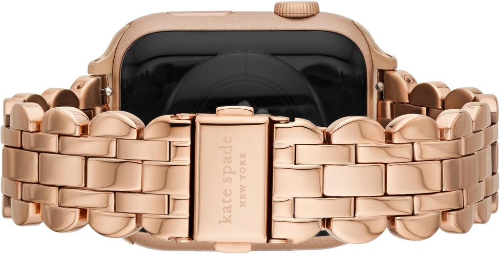 kate spade new york Designer Interchangeable Stainless Steel Band Compatible with Your 38/40/41mm Apple Watch Series 9/8/7/6/5/4/3/2/1/SE