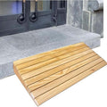 Rise Doorway Ramp 39.4x17x7in, Curb Ramps for Driveway, Wooden Threshold Ramps for Doorways, Easily Carried, for Walkers/wheelchairs/Walker/Bicycles/Electric Vehicles