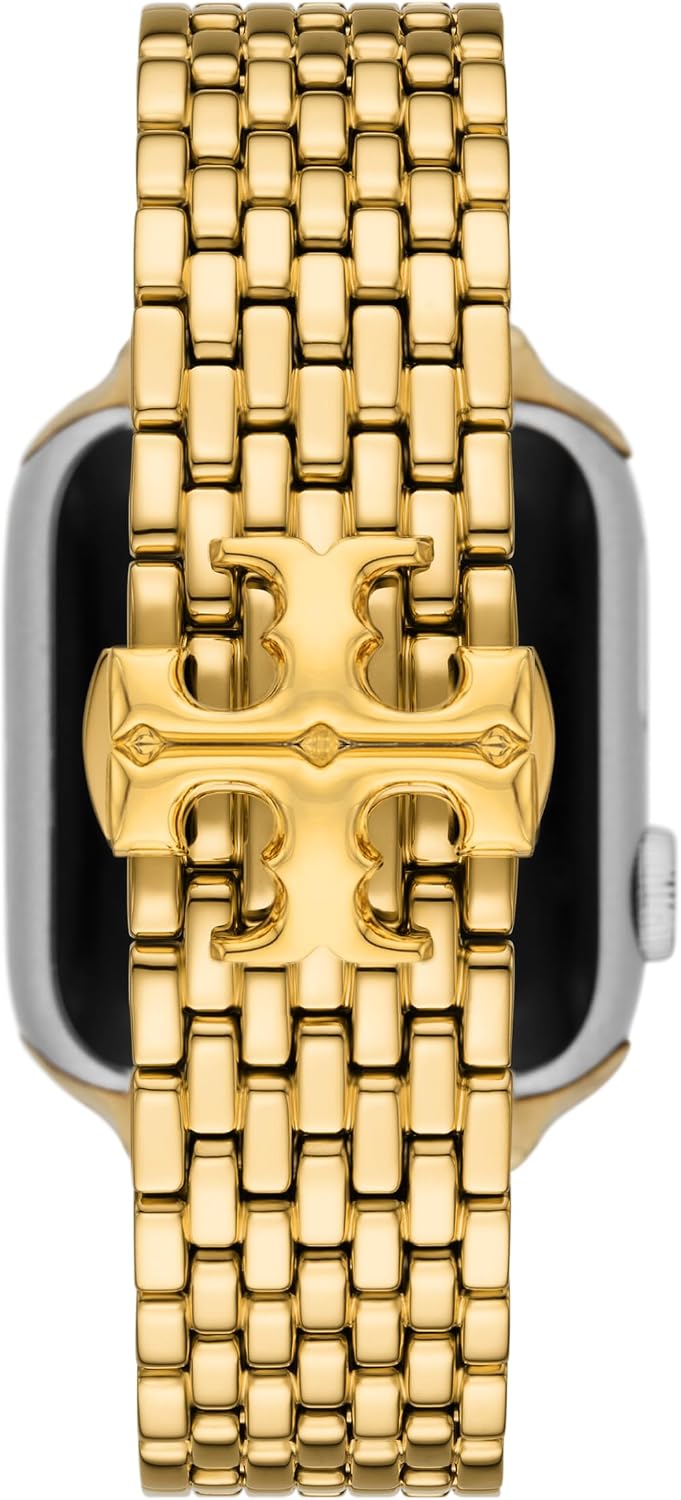 Tory Burch Women's Eleanor 38/40/41/42mm and 42/44/45/46mm Stainless Steel Band for Apple Watch®