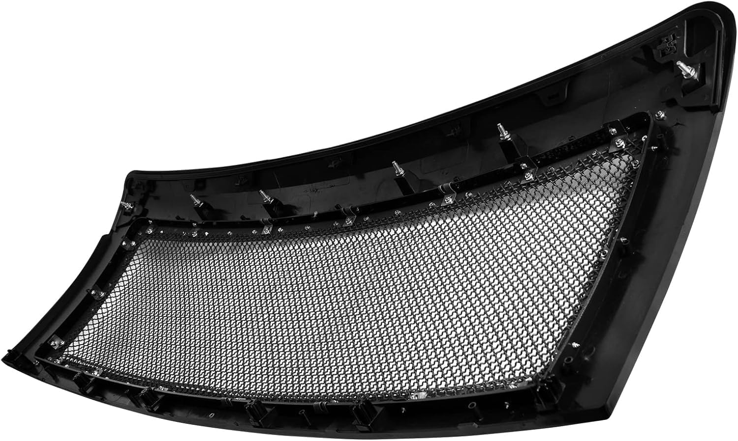 Gloss Black Rivet Style Wire Grille Front Grille Compatible with 2009 2010 2011 2012 2013 2014 Ford F 150