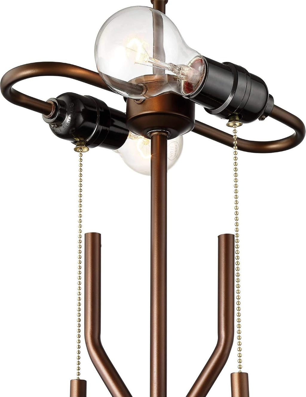 Franklin Iron Works Marlowe 28 3/4' Tall Farmhouse Rustic Modern Industrial End Table Lamps Set of 2 Pull Chain Bronze Brown Metal Living Room Bedroom Bedside Nightstand House Office Woven Shade