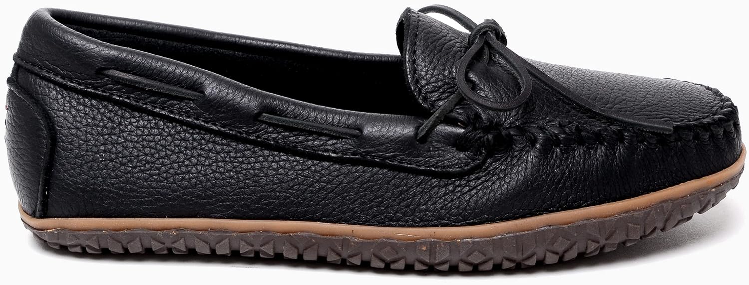 Minnetonka Men's Moosehide Tread Moccasins
