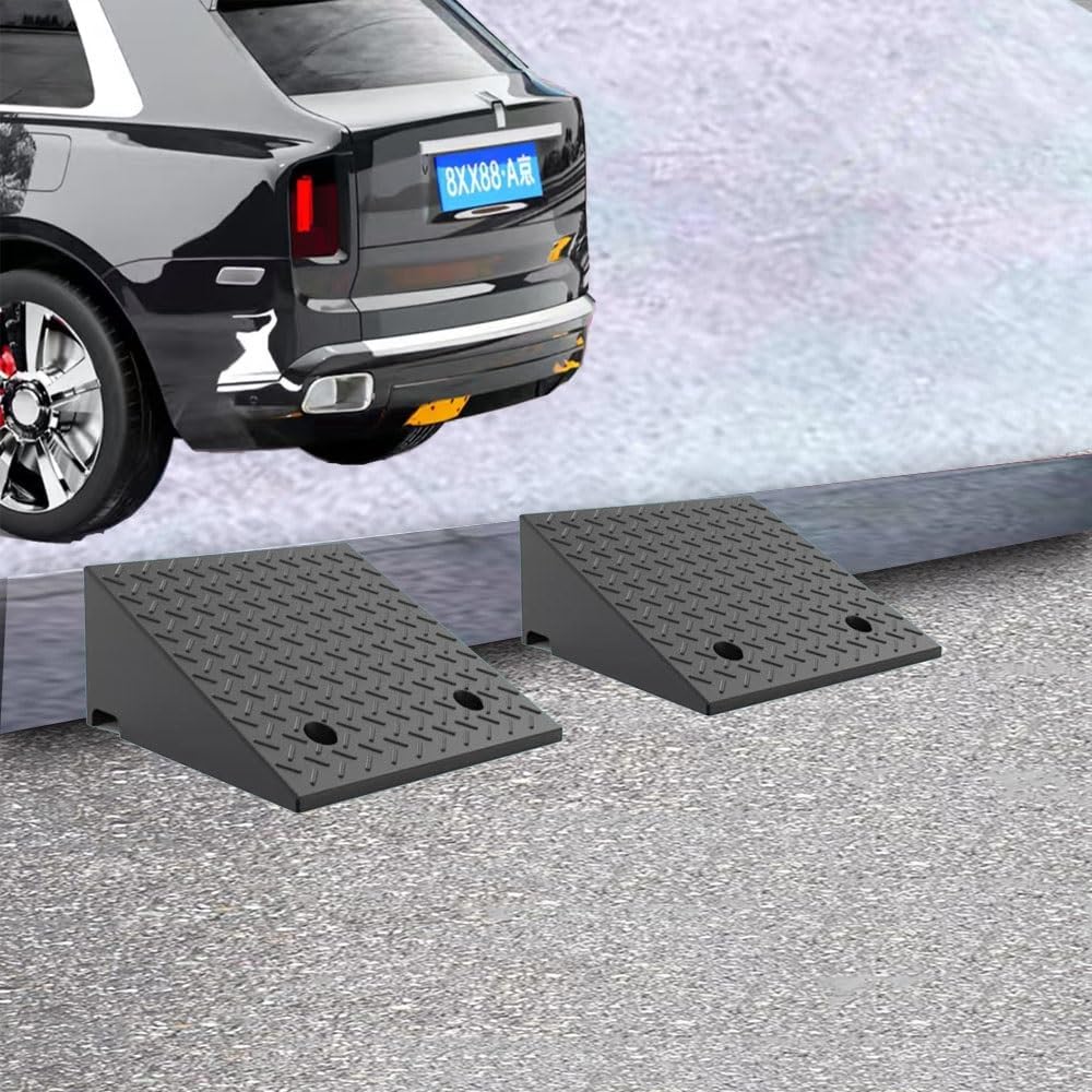 2' 3' 4' Rise Doorway Threshold Ramp, Heavy Duty Loading Ramp for Trailer Truck(H 6CM/2.4')