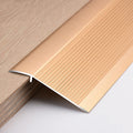 Carpet edging Floor Transition Strip Walker Entry Ramp,Transition Strip Extra Wide 4' Floor Transition Strip Heavy Duty Aluminum Threshold Strip,Vinyl/Tile/Wood/Laminate Edge Trim Strip,For Different