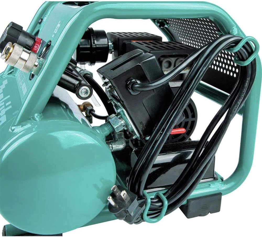 Makita MAC100Q Quiet Series, 1/2 HP, 1 Gallon Compact, Oil-Free, Electric Air Compressor