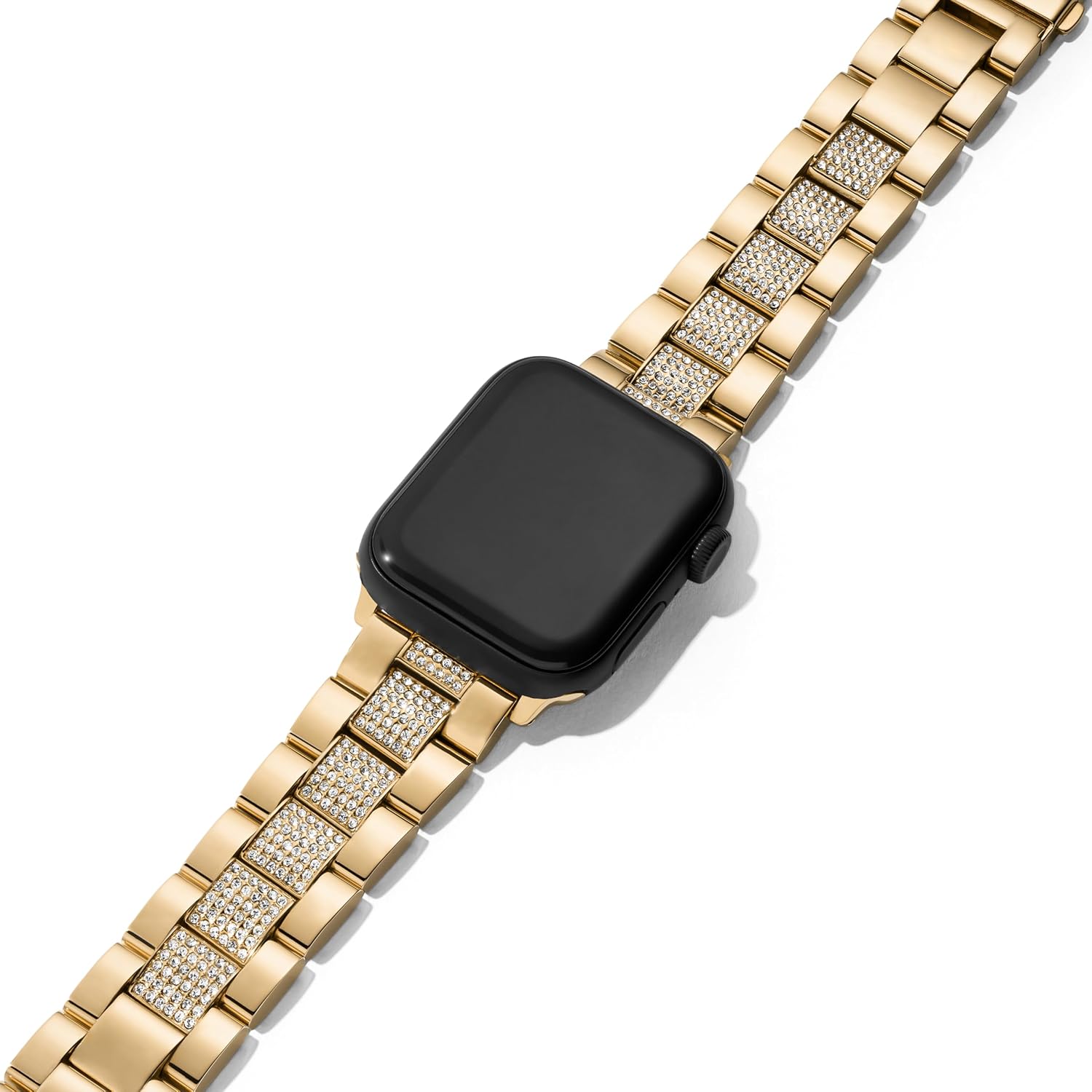 Michael Kors Band for Apple Watch; Stainless Steel Smart Watch Bands for Women; Compatible with Apple Watch 38mm, 40mm, 41mm