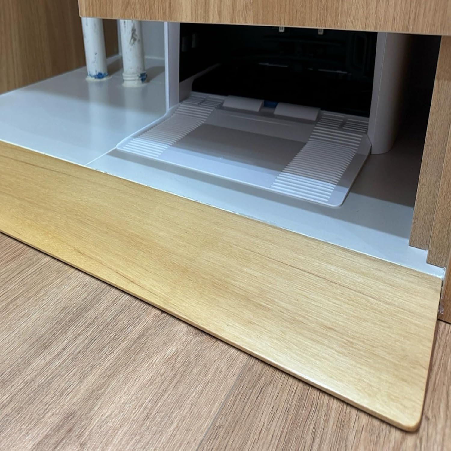 Wheelchair Ramp, Threshold Ramps for Doorways, Solid Wood Threshold Ramp, Shed Ramps, for Doorways, Driveways, Steps, Garages, 1100 LBS Capacity(80 * 25 * 5cm/31 * 10 * 2in)