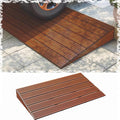 LXXW Rubber Curb Ramp Doorway Wheelchair ramp, Wooden Threshold, Multi-Functional Curb Heavy Duty Curb Ramp(60x50x10cm)