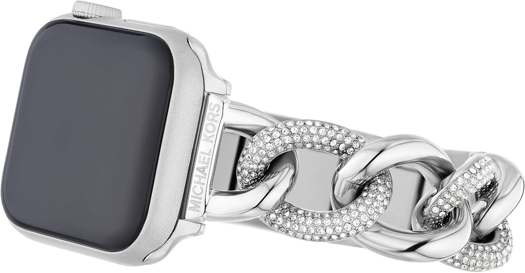 Michael Kors Band for Apple Watch; Stainless Steel Smart Watch Bands for Women; Compatible with Apple Watch 38mm, 40mm, 41mm