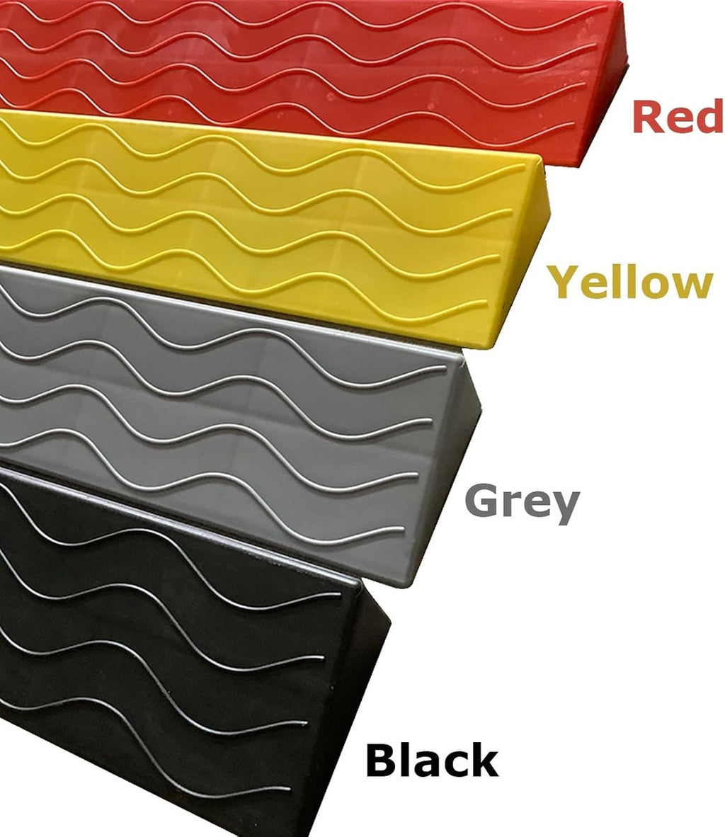 Threshold Ramp Used for Thresholds, Doorways and Bathroom, for Self-Balancing Hoverboards, Power Chairs, and Mobility Scooters (Color : Yellow, Size : 3.5cm)