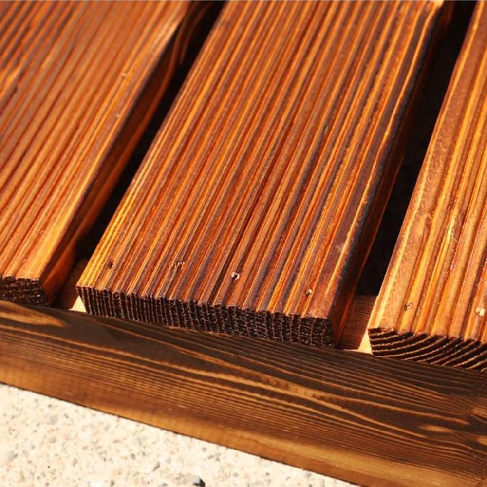 LXXW Rubber Curb Ramp Wooden Threshold Ramp, Suitable for Doorways, Wheelchairs, Front Doors, Garages, with Anti-Slip Stripes Heavy Duty Curb Ramp(50x50x10cm)