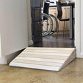 Handicap Ramps Heavy Duty Solid Wood Wheelchair Ramp Non-Slip Threshold Ramp Home Entrance Doorway Scooter Ramp for Car Handicap Ramps Sturdy