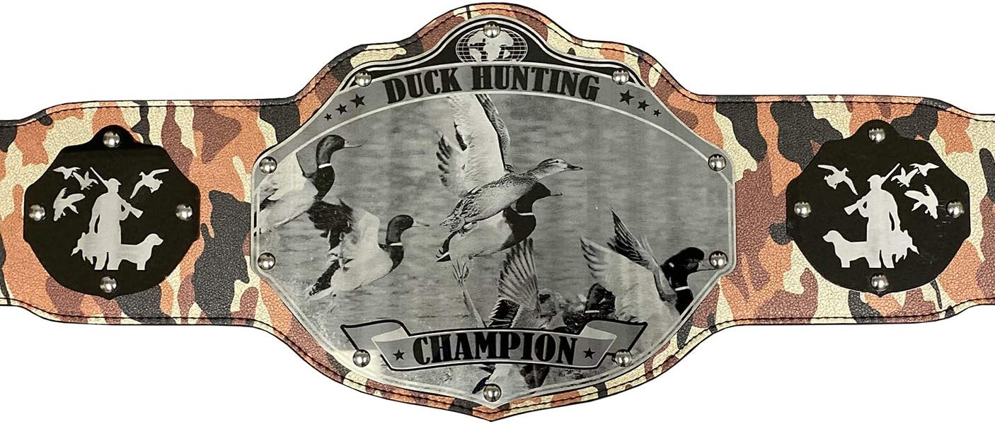 Undisputed Belts Hunting Championship Belt Trophy - Custom Text