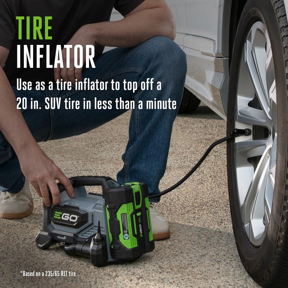 EGO POWER+ 160 PSI Compact Inflator for Automotive, Home, Sport, Portable Air Compressor, Battery and Charger Not Included - IF1600