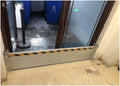 Detachable Flood Barrier Threshold Kits for Doorway, Hotel/Supermarket/Restaurant Aluminum Water Stopper Shield Reuseable, Inside Outside Wall Mount,H 15.7in (40cm)-L 1.5ft(46cm)