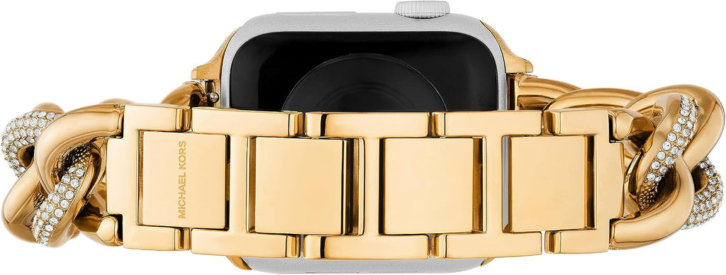 Michael Kors Band for Apple Watch; Stainless Steel Smart Watch Bands for Women; Compatible with Apple Watch 38mm, 40mm, 41mm