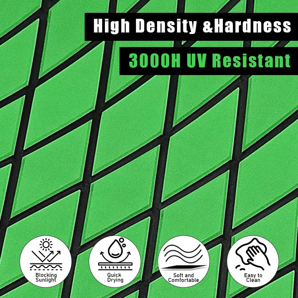 98.4'×45.2'/ 37.8' Self-Adhesive Boat Flooring EVA Foam Boat Decking Sheet Non-Slip for Yachts,Gardens,Kart,etc