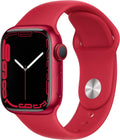 Apple Watch Series 7 [GPS + Cellular 41mm] Smart watch w/ (PRODUCT)RED Aluminum Case with (PRODUCT)RED Sport Band. Fitness Tracker, Blood Oxygen & ECG Apps, Always-On Retina Display, Water Resistant