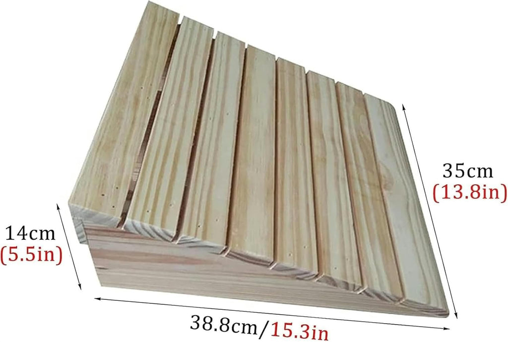 Threshold Ramp, 3/4/5/6/7inch Rise Portable Wood Ramps, for Doorways/Front Door/Garage, Wooden Threshold Ramps for Walkers/Motorcycle/Disabled Chair