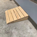 Wooden Threshold Ramps for Doorways, Pets/Kids/Elderly/Disabled Entryway Ramp Wheelchair Ramp 3/4/5/6 Inch Rise, Non Slip Curb Ramp(30.8x30x10cm)