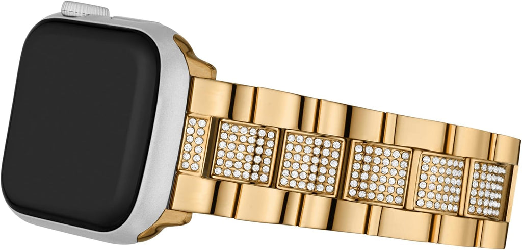 Michael Kors Band for Apple Watch; Stainless Steel Smart Watch Bands for Women; Compatible with Apple Watch 38mm, 40mm, 41mm